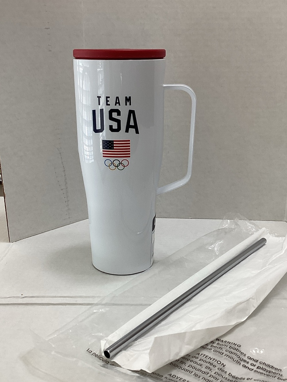 Corkcicle Team USA 30 oz Cold Cup
12 hours Cold, stainless steel